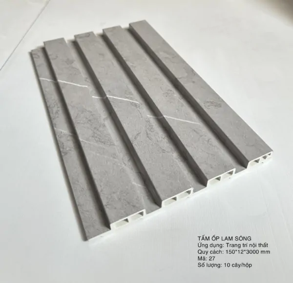 tấm ốp lam sóng 4 sóng thấp màu 27