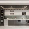 Tủ bếp inox cánh acrylic