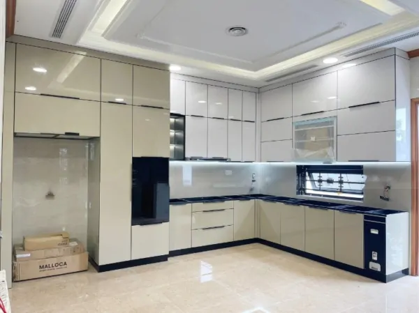 Tủ bếp Inox Cánh Kính BC10