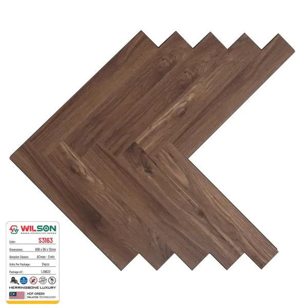 sàn gỗ xương cá wilson S3163