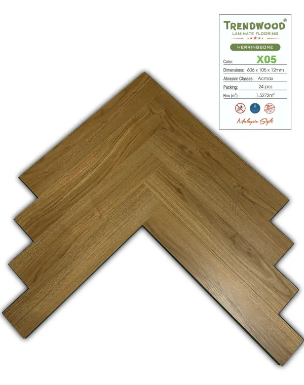Sàn gỗ xương cá trendwood X05
